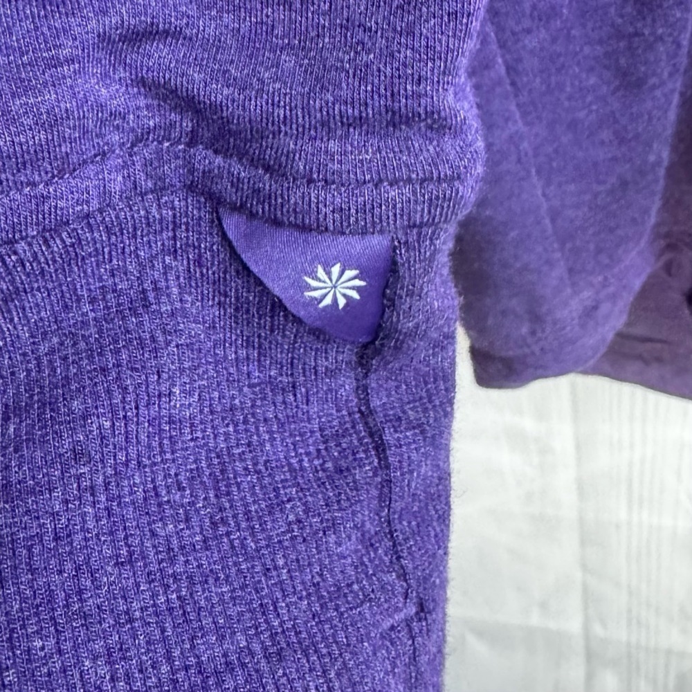 Athleta Plus Size Nirvana Yoga Long Tunic Purple Size 2X - Picture 2 of 8